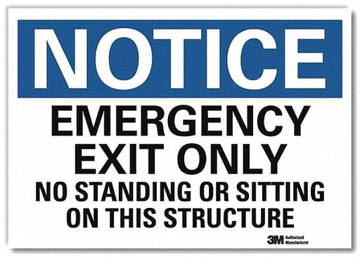 Notice Sign 10x14in Reflective Sheeting