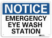 Notice Sign 10 in x 14 in Plastic