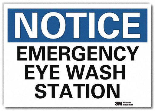 Notice Sign 7inx10in Reflective Sheeting
