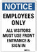 Notice Sign 10inx7in Reflective Sheeting