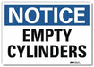 Notice Sign 5inx7in Reflective Sheeting