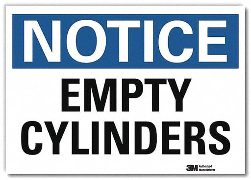 Notice Sign 5inx7in Reflective Sheeting