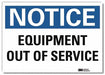 Notice Sign 5inx7in Reflective Sheeting