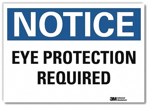 Notice Sign 10 in x 14 in Rflct Sheeting
