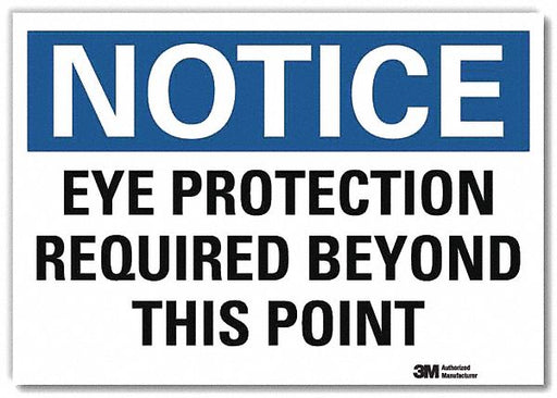 Notice Sign 10inx14in Reflctv Sheeting