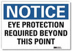 Notice Sign 5 in x 7 in Rflct Sheeting