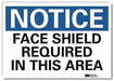 Notice Sign 5 in x 7 in Rflct Sheeting