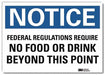 Notice Sign 5inx7in Reflective Sheeting