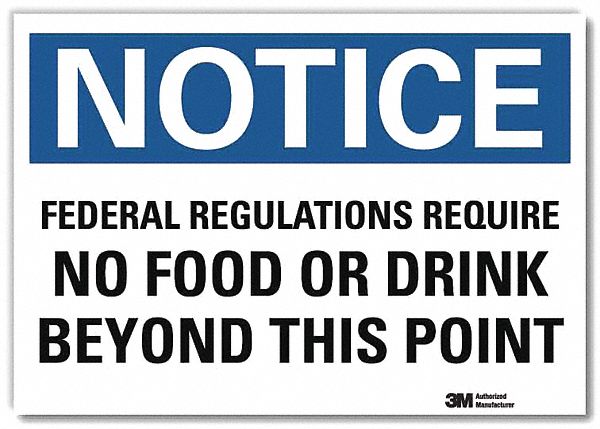 Notice Sign 10x14in Reflective Sheeting