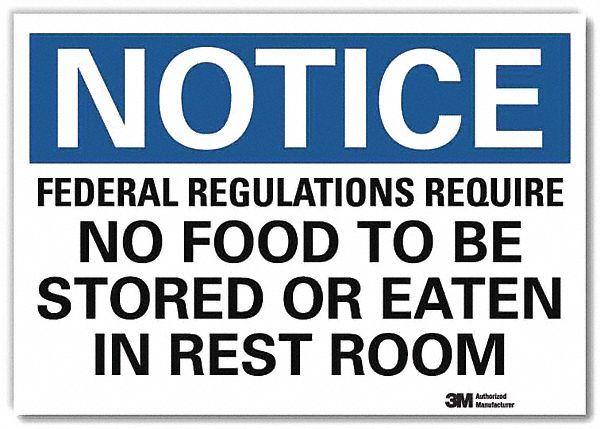 Notice Sign 5x7in Reflective Sheeting