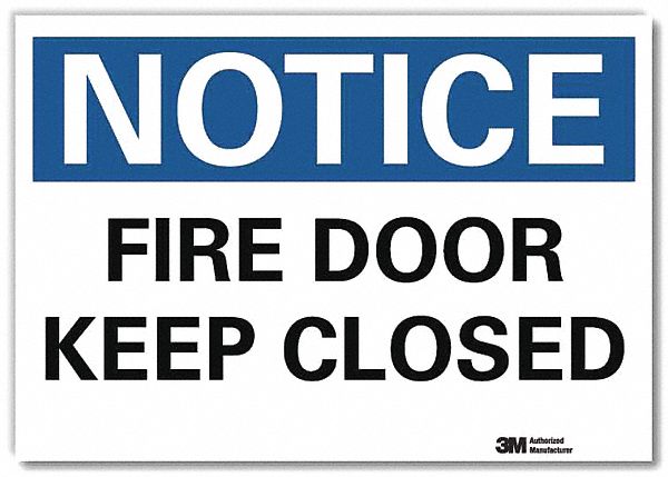 Notice Sign 7inx10in Reflective Sheeting