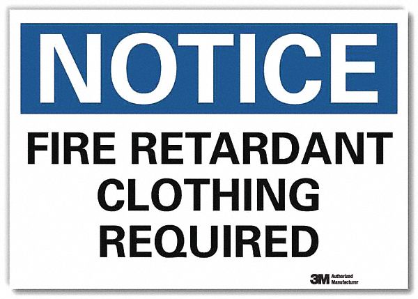 Notice Sign 5 in x 7 in Rflct Sheeting