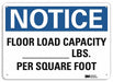 Notice Sign 10 inx14 in Aluminum