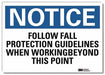 Notice Sign 5 in x 7 in Rflct Sheeting