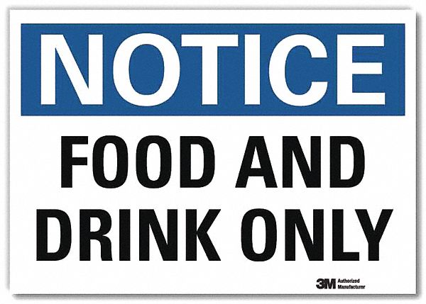 Notice Sign 7inx10in Reflective Sheeting