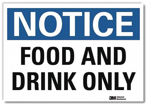 Notice Sign 10x14in Reflective Sheeting