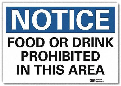 Notice Sign 10x14in Reflective Sheeting