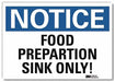 Notice Sign 5inx7in Reflective Sheeting