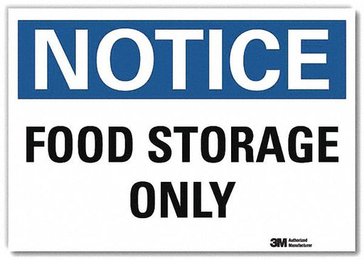 Notice Sign 7inx10in Reflective Sheeting