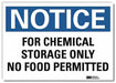 Notice Sign 10 in x 14 in Rflct Sheeting