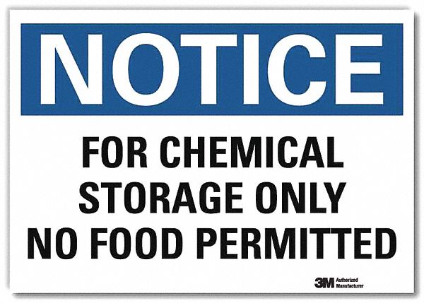 Notice Sign 7inx10in Reflective Sheeting