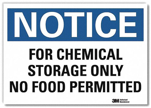 Notice Sign 5inx7in Reflective Sheeting