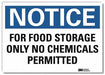 Notice Sign 7 in x 10 in Rflct Sheeting