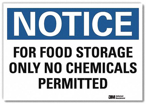 Notice Sign 5inx7in Reflective Sheeting