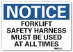 Notice Sign 5 in x 7 in Rflct Sheeting