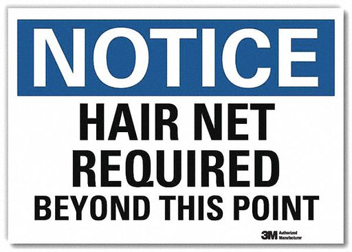 Notice Sign 10x14in Reflective Sheeting