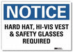 Notice Sign 7inx10in Reflective Sheeting