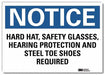 Notice Sign 5inx7in Reflective Sheeting