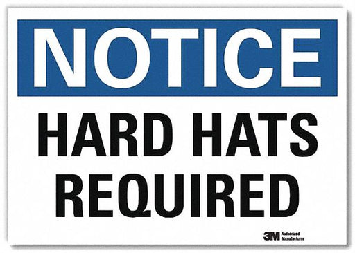 Notice Sign 5inx7in Reflective Sheeting