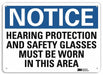Notice Sign 7 inx10 in Plastic