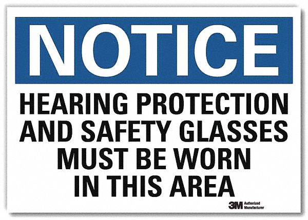 Notice Sign 7inx10in Reflective Sheeting