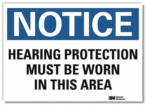 Notice Sign 5inx7in Reflective Sheeting