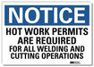 Notice Sign 10 in x 14 in Rflct Sheeting