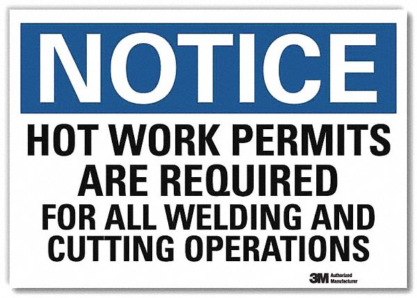 Notice Sign 5inx7in Reflective Sheeting