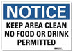Notice Sign 7inx10in Reflective Sheeting