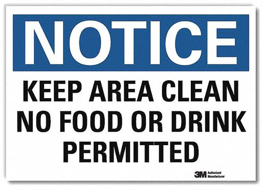 Notice Sign 7inx10in Reflective Sheeting