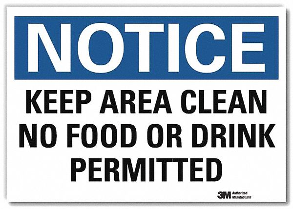 Notice Sign 7inx10in Reflective Sheeting