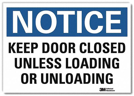 Notice Sign 10x14in Reflective Sheeting