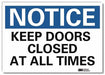 Notice Sign 5inx7in Reflective Sheeting