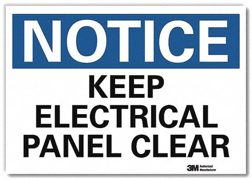 Notice Sign 5inx7in Reflective Sheeting