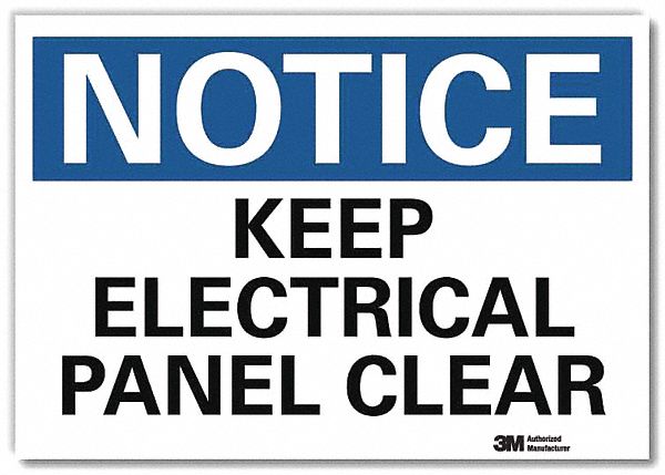 Notice Sign 5inx7in Reflective Sheeting