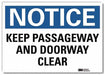 Notice Sign 7inx10in Reflective Sheeting