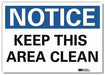 Notice Sign 7inx10in Reflective Sheeting