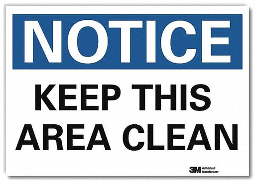 Notice Sign 5inx7in Reflective Sheeting