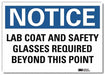 Notice Sign 10inx14in Reflctv Sheeting