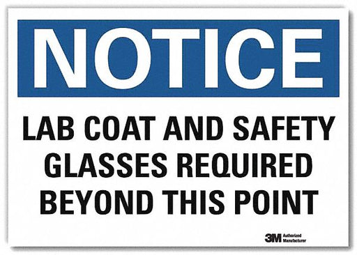 Notice Sign 10inx14in Reflctv Sheeting